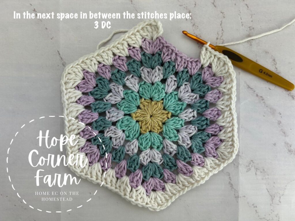 free crochet pattern granny hexagon