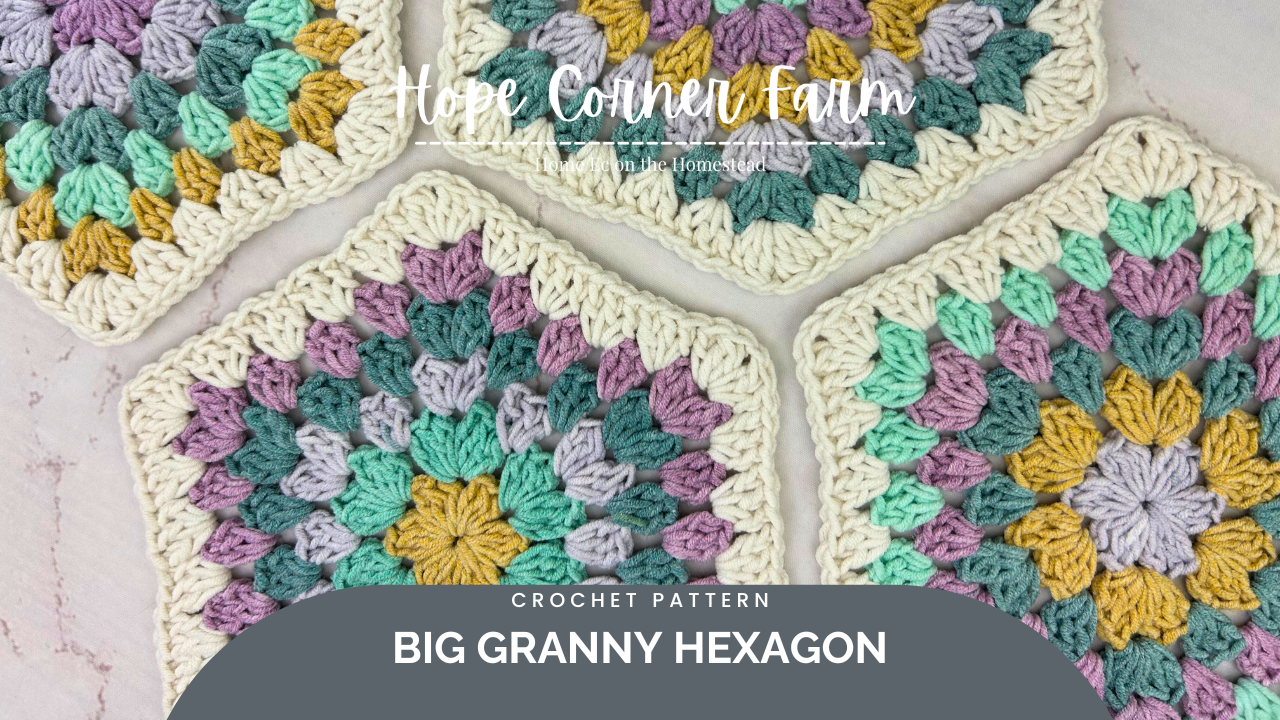 Crochet a Big Granny Hexagon – Beginner-Friendly Pattern + Photos