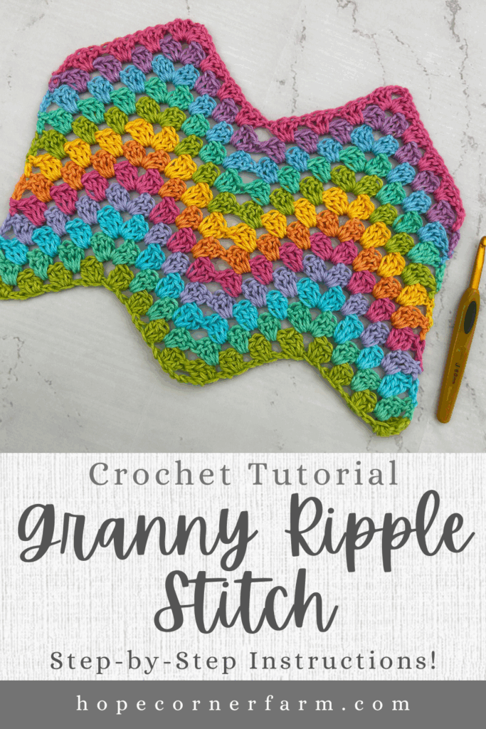 How to Crochet the Granny Ripple Stitch