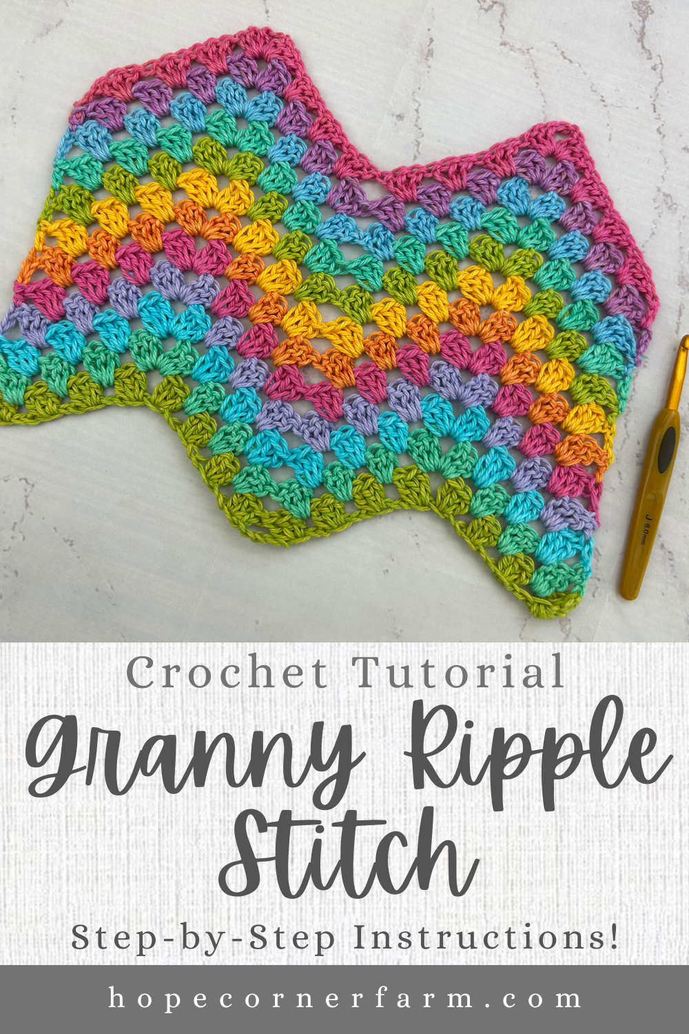How to Crochet the Granny Ripple Stitch: Step-by-Step Tutorial for ...
