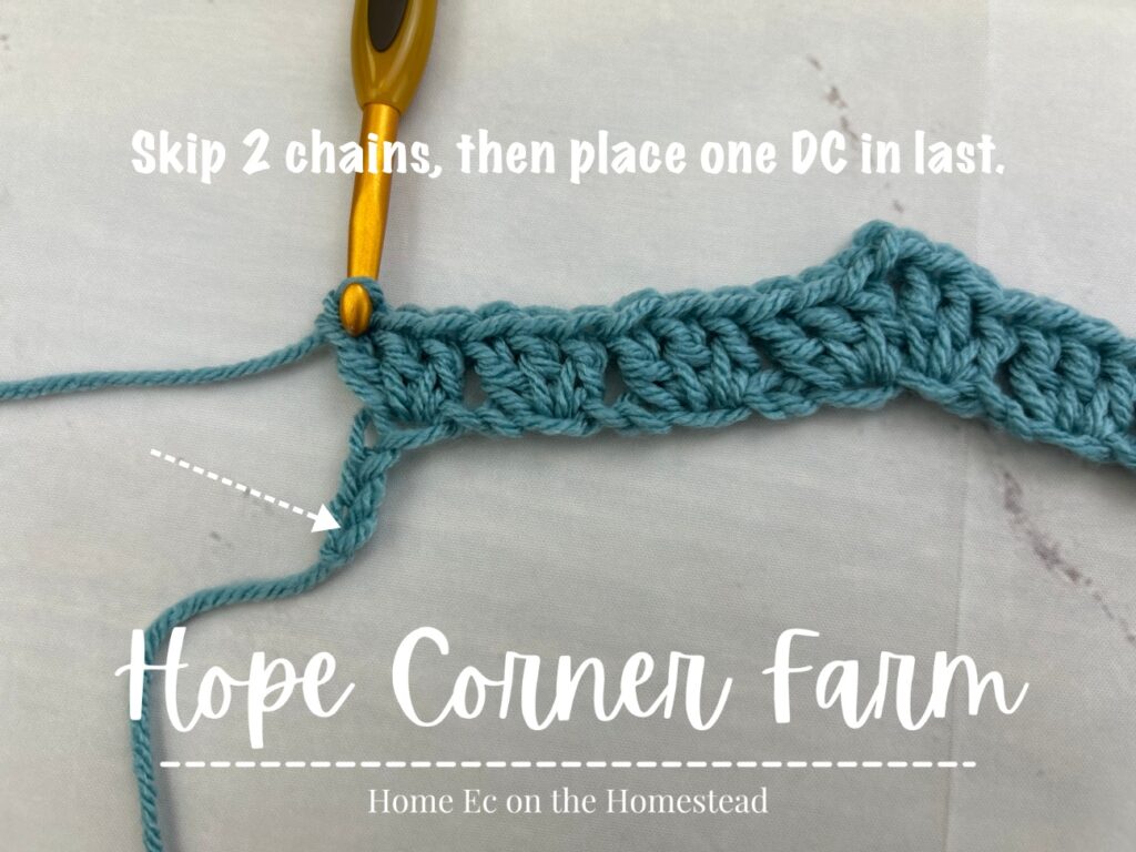 Place one DC in the last chain