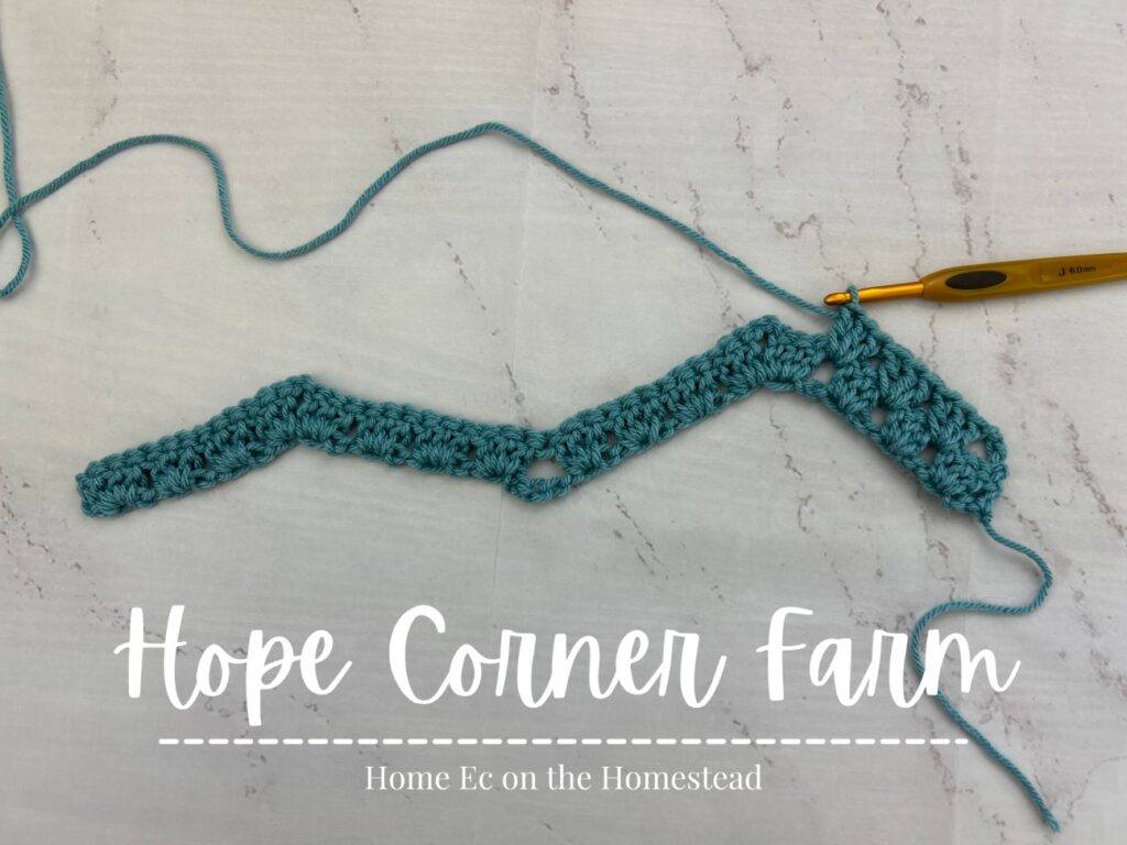 crochet grann ripple stitch