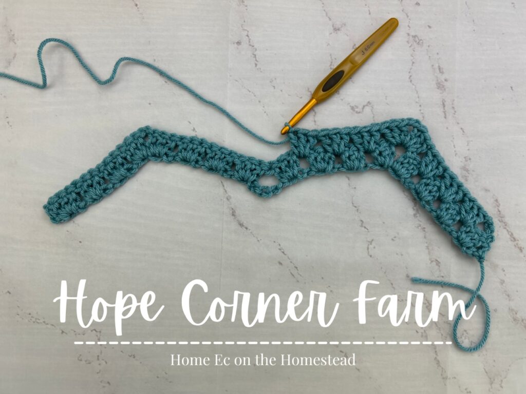 granny ripple stitch in crochet