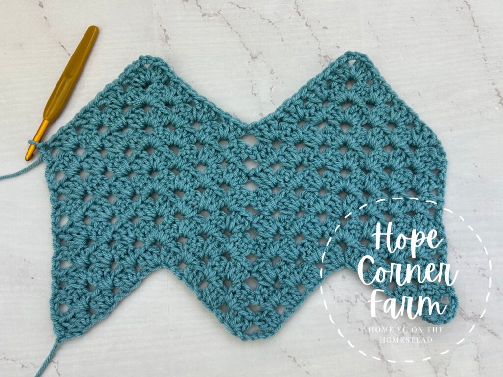 Crochet Granny Ripple Stitch