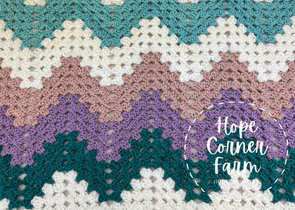 How to Granny Ripple Stitch in crochet