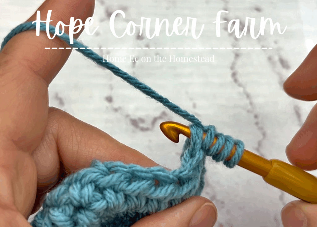 Half Double Crochet 2 Together Stitch Tutorial