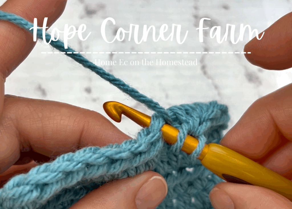 Half Double Crochet 2 Together Tutorial