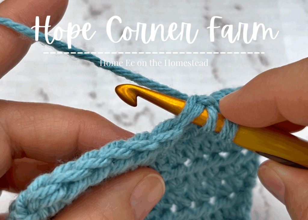 HDC2Tog crochet stitch