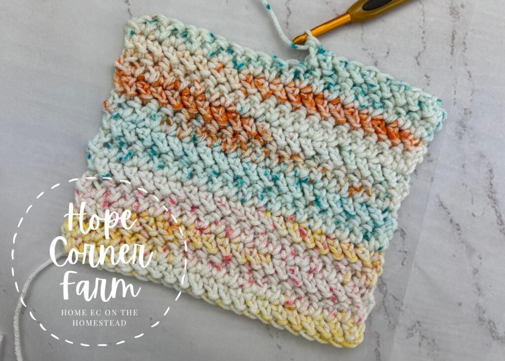 How to Herringbone Double Crochet Stitch