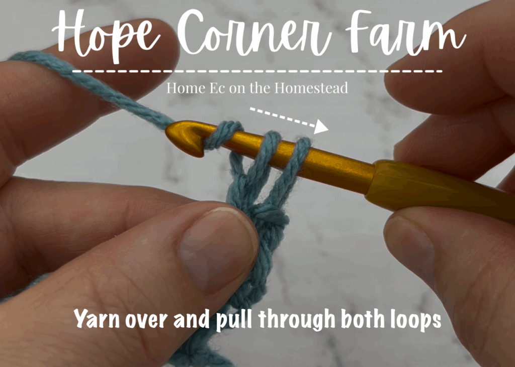 Yarn Over and pull through both loops