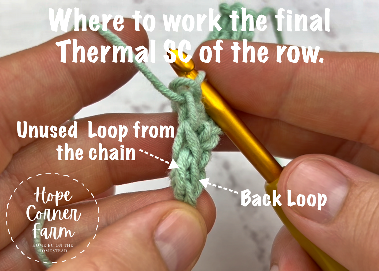 How to Thermal Single Crochet Stitch (Photo + Video Tutorial with Step ...