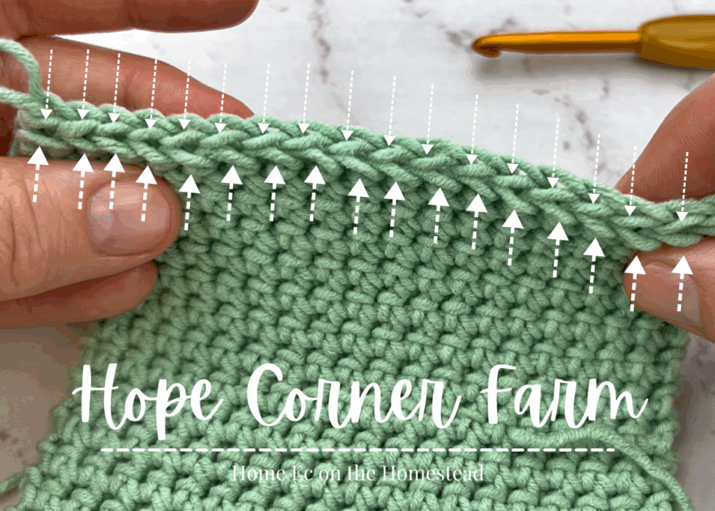 crochet stitch placement for how to thermal single crochet stitch