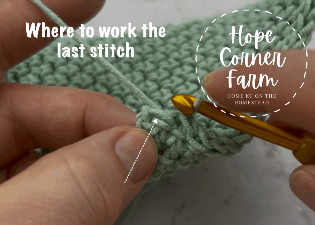 Final Single Crochet Thermal Stitch