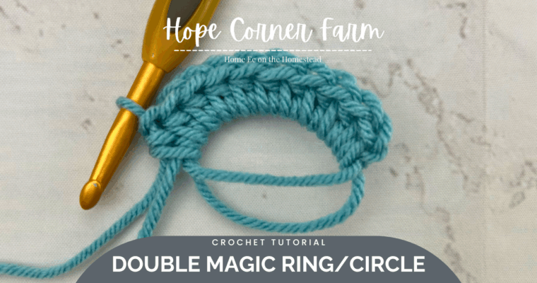 How to Crochet a Double Magic Ring (Photo + Video Tutorial + Written Instructions)