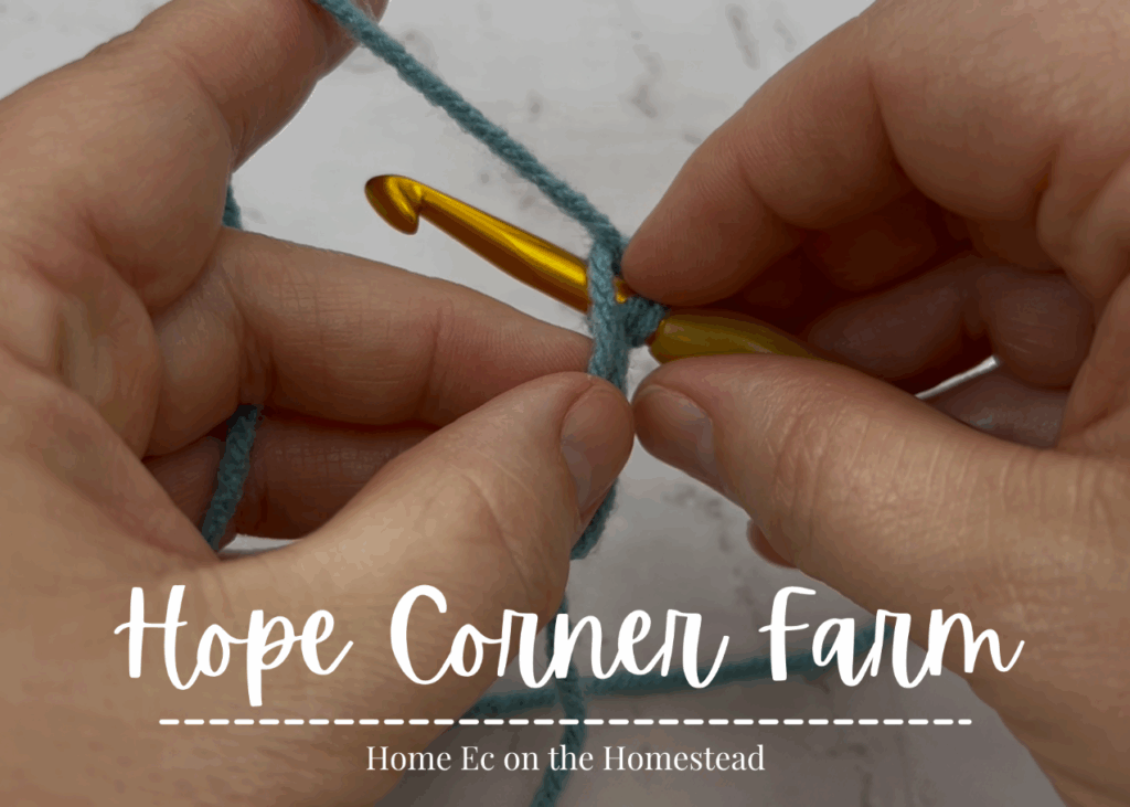 Working into the crochet magic circle