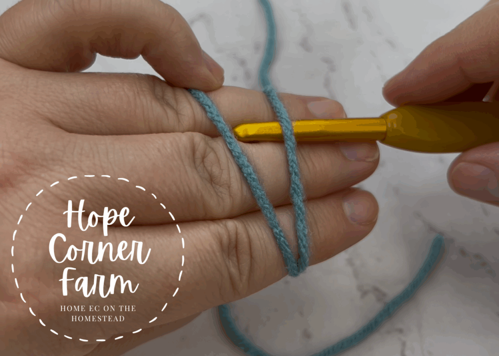 Go underneath the first loop