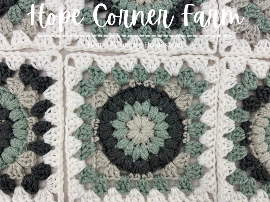 Puff Flower Granny Square Tutorial