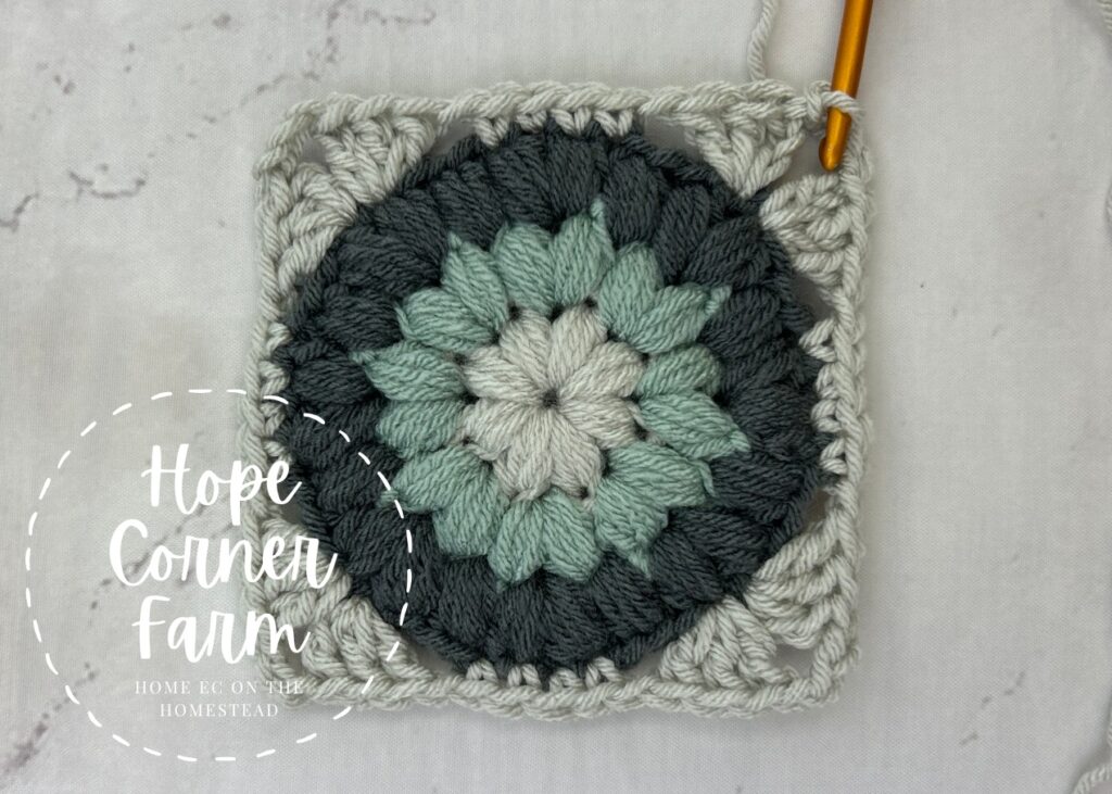 Slip Stitch to close the round