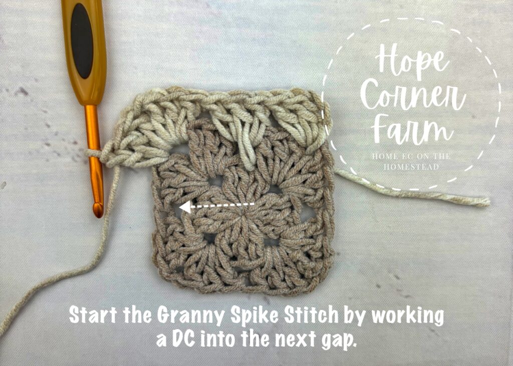 Start the next Granny Spike Stitch