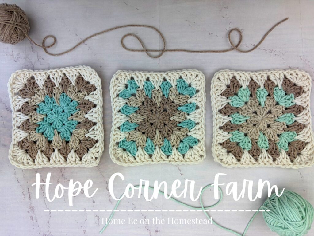 Crochet Spike Stitch Granny Square Pattern