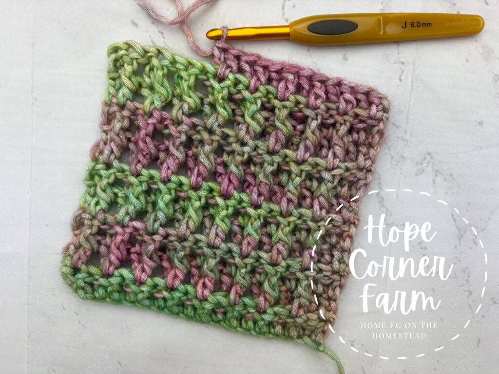 Back Post Double Crochet Stitch Tutorial