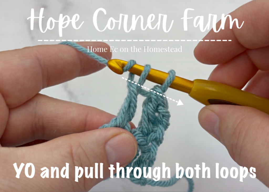 Yarn Over and pull through both loops