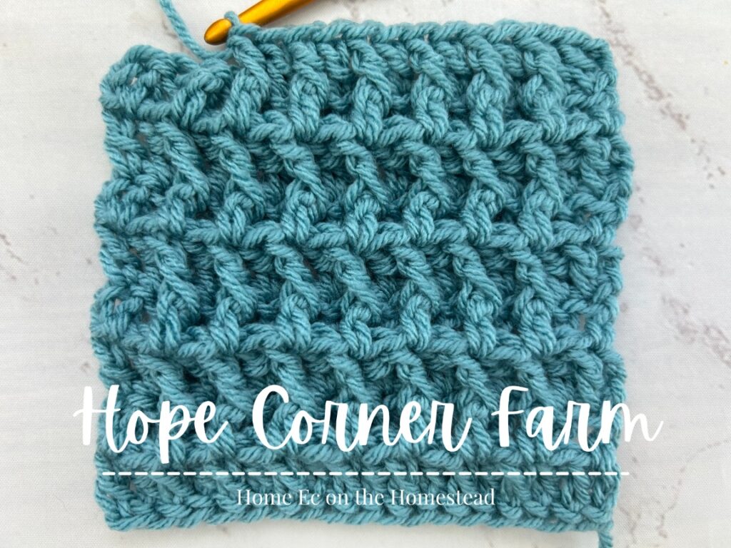 Front Post Double Crochet Stitch Tutorial