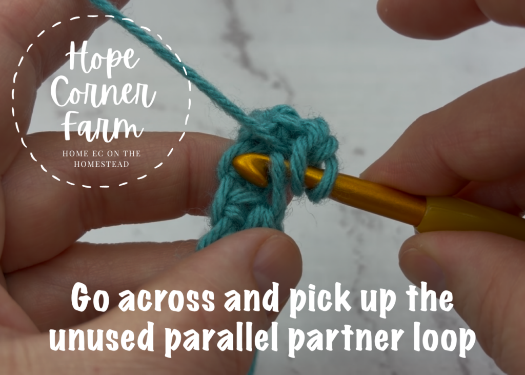 Go across and pick up the unused parallel partner loop