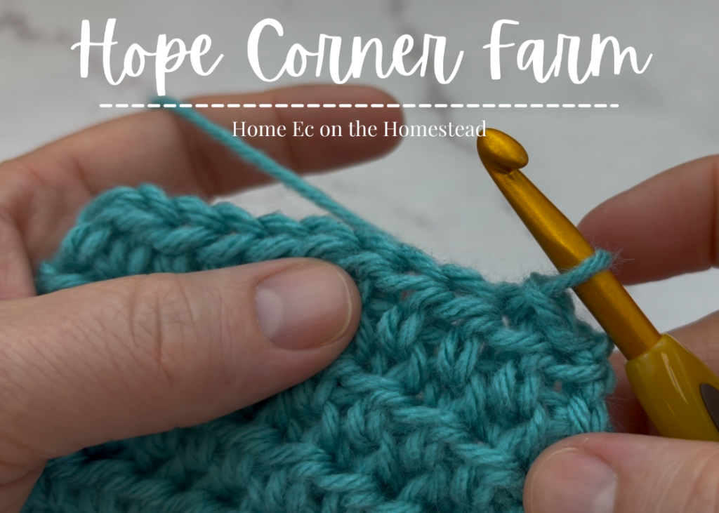 Another completed Thermal Half Double Crochet Stitch