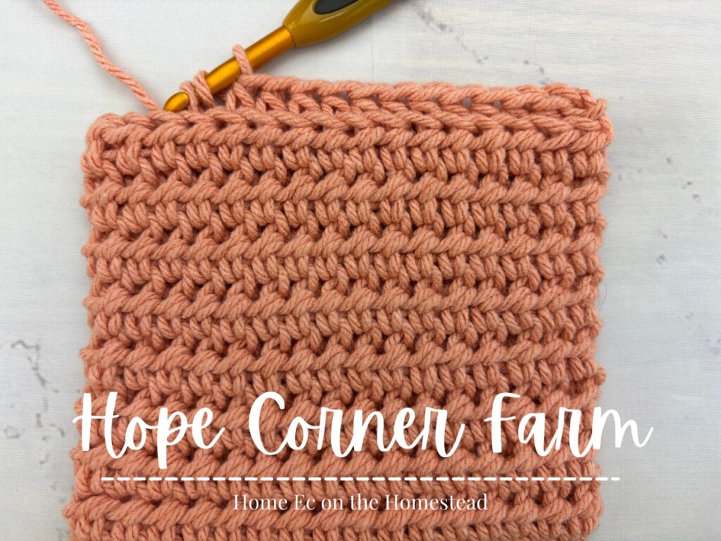 How to Crochet the Thermal Half Double Crochet Stitch